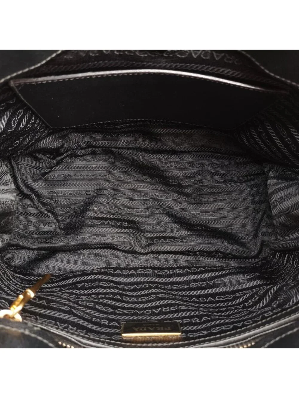 Prada Galleria Black Saffiano Leather Shoulder Bag